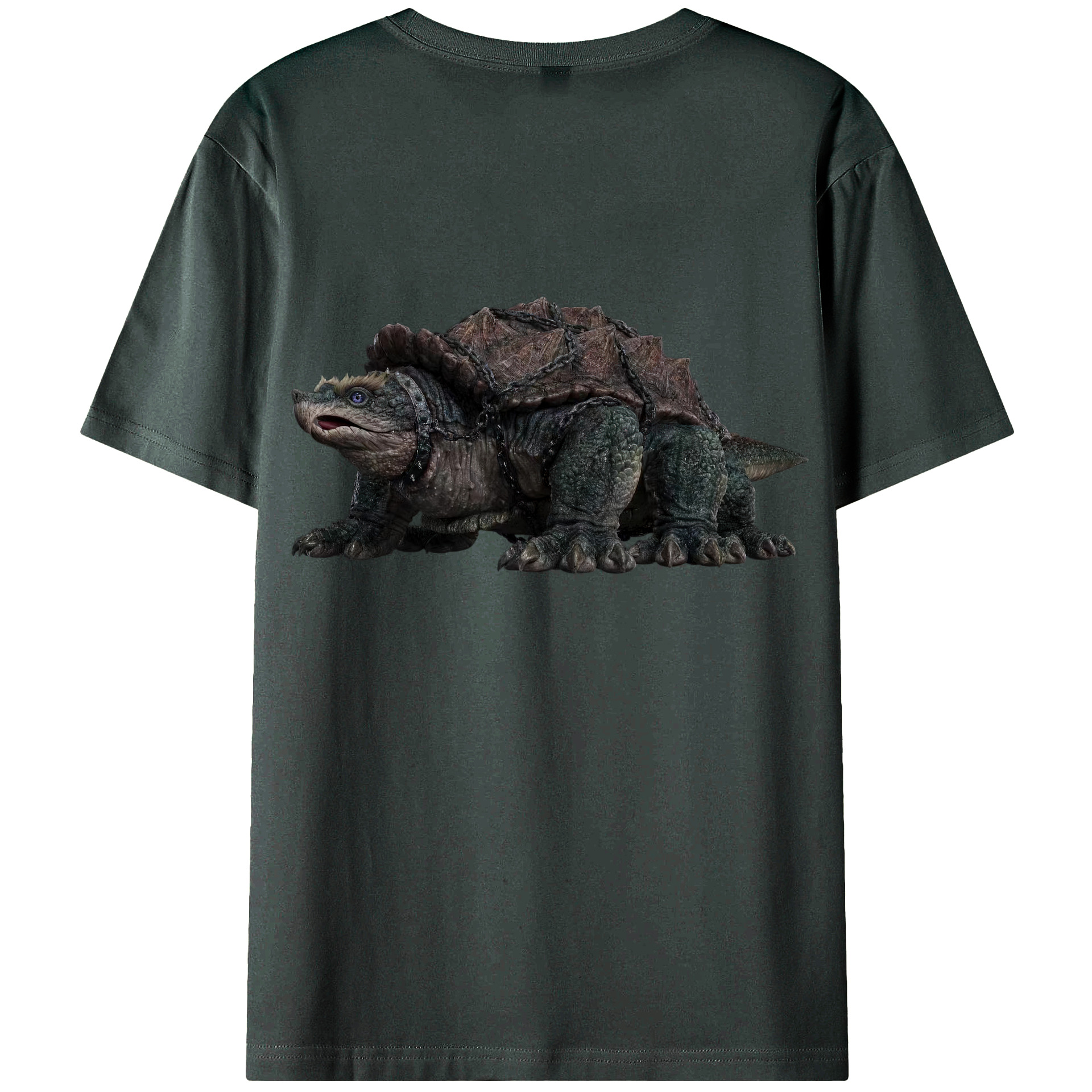 （画像用） Ne Zha 2 ナタ 魔童の大暴れ 綿100％ メンズ半袖Tシャツ（バックプリント） 通気性